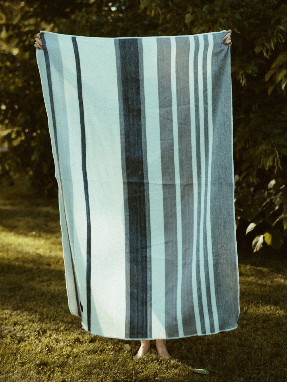 ECUADORIAN ARTISAN Striped Alpaca Blanket